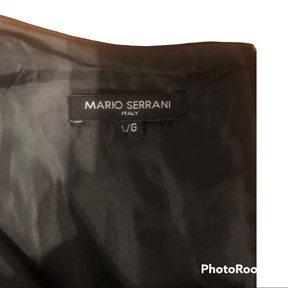 MARIO SERRANI - ITALY beautiful long black dress - Picture 3 of 6